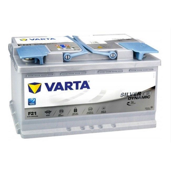 Varta Silver Dynamic AGM 580 901 080 80А/ч-12V ст EN800 европейские обратная 315x175x190